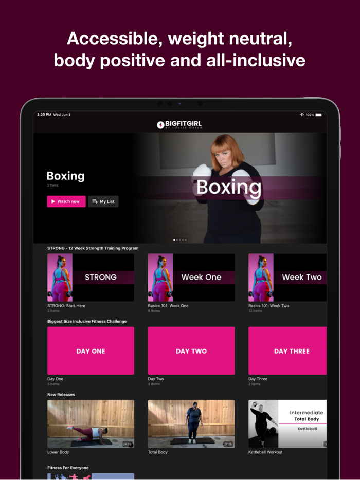 BIG FIT GIRL by Louise Green