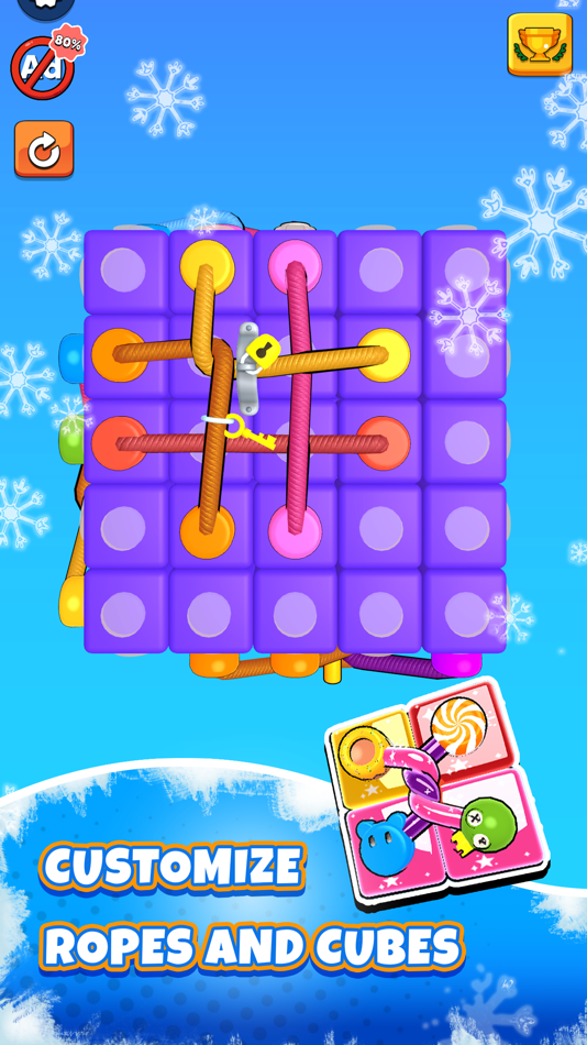 #6. Cube Tangle (iOS) Bởi: ON OFF GAMES YAZILIM VE OYUN GELISTIRME DIS TICARET ANONIM SIRKETI