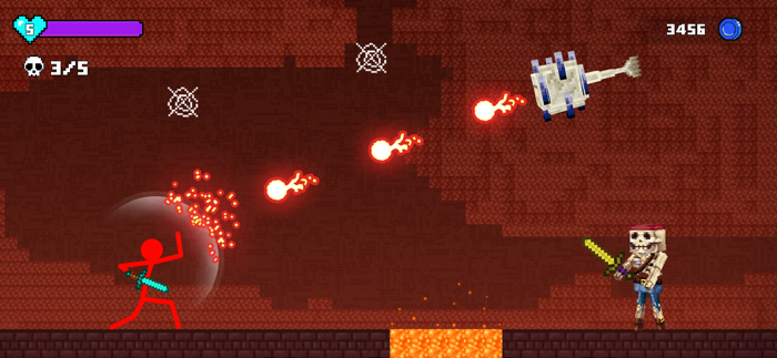 Stickman Battle in Craft World