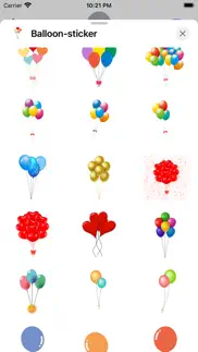 sticker balloon iphone screenshot 1