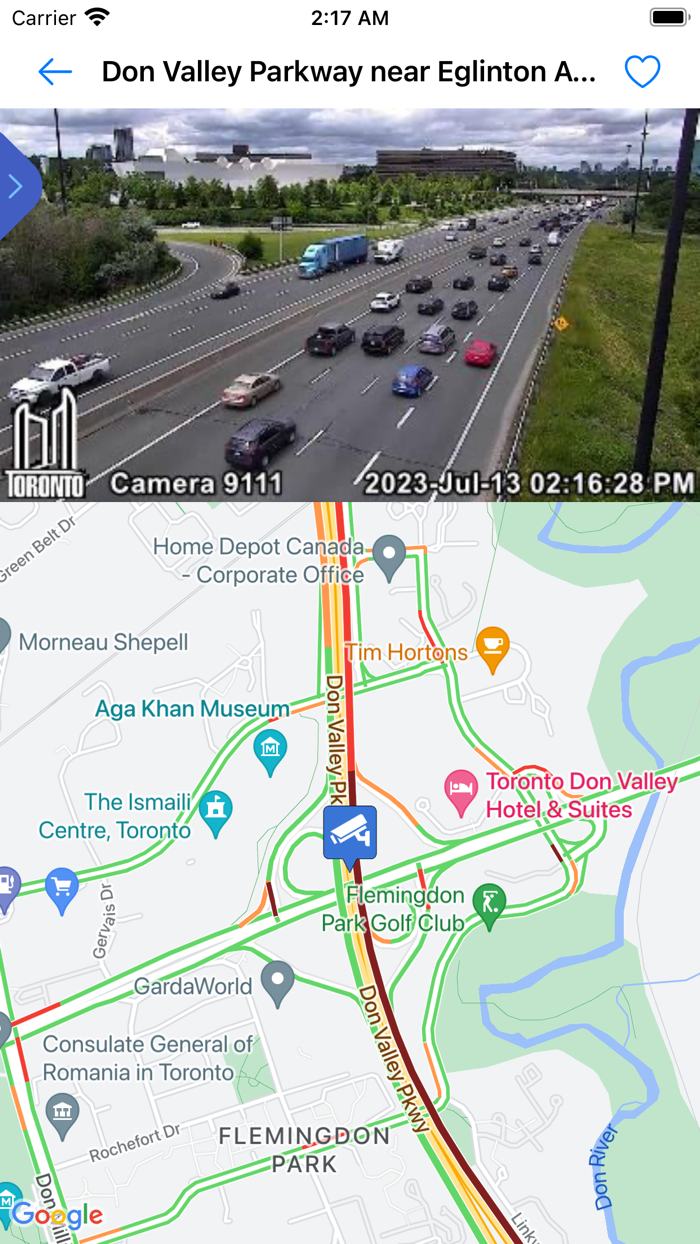 Live Traffic - Toronto