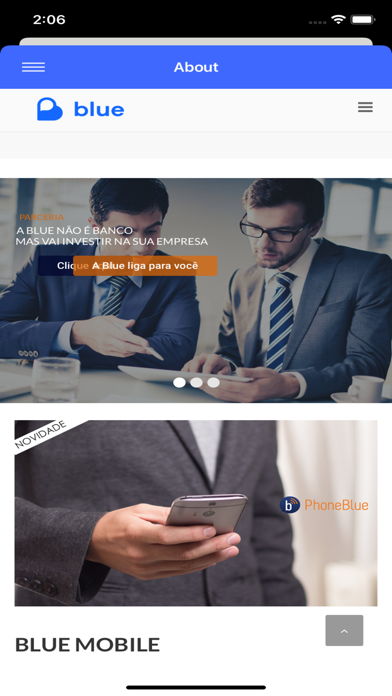 Blue Mobile: Softphone Screenshot
