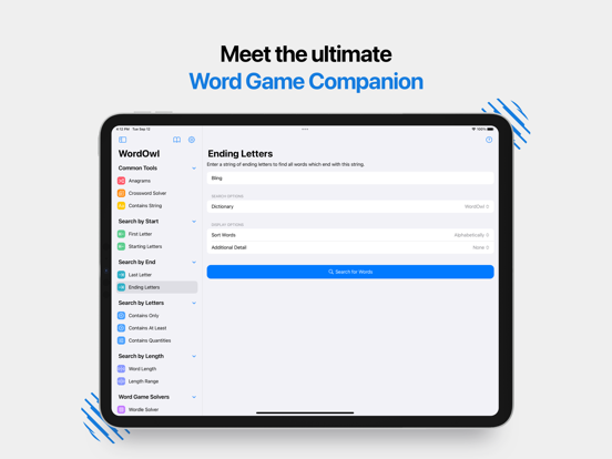 WordOwl: The Word Finder