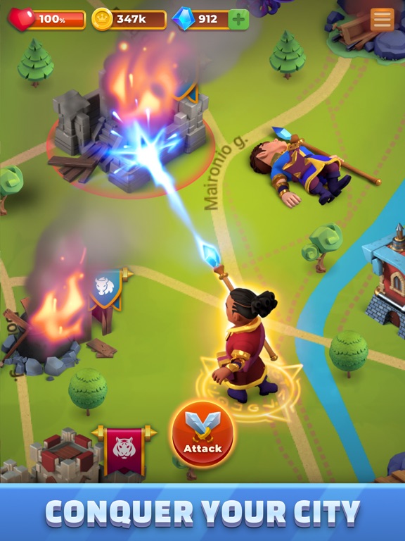 Street Conquest: Map MMO / RPG