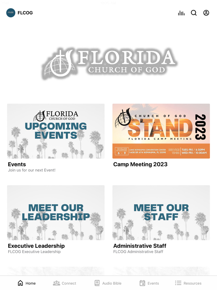 Florida Church of God App