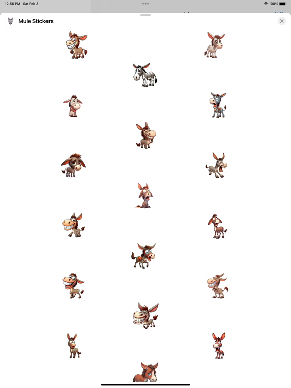 Screenshot #4 pour Mule Stickers