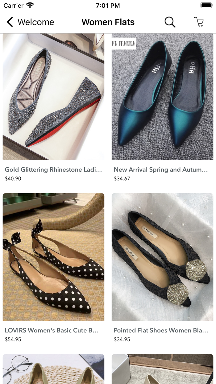 Shopping women shoes shop