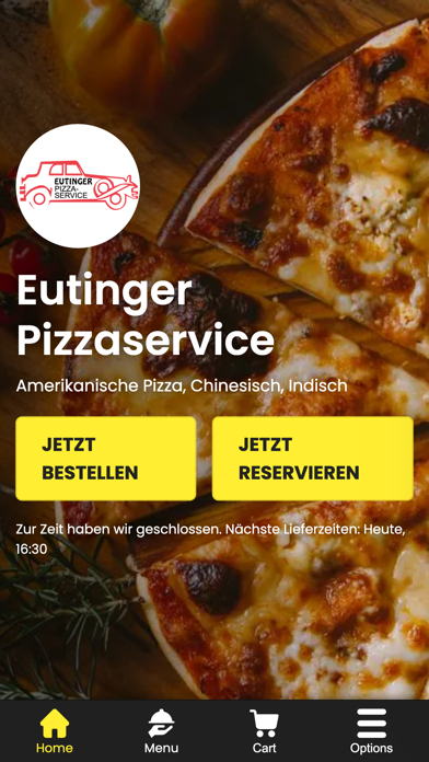 Eutinger Pizzaservice Horb Screenshot