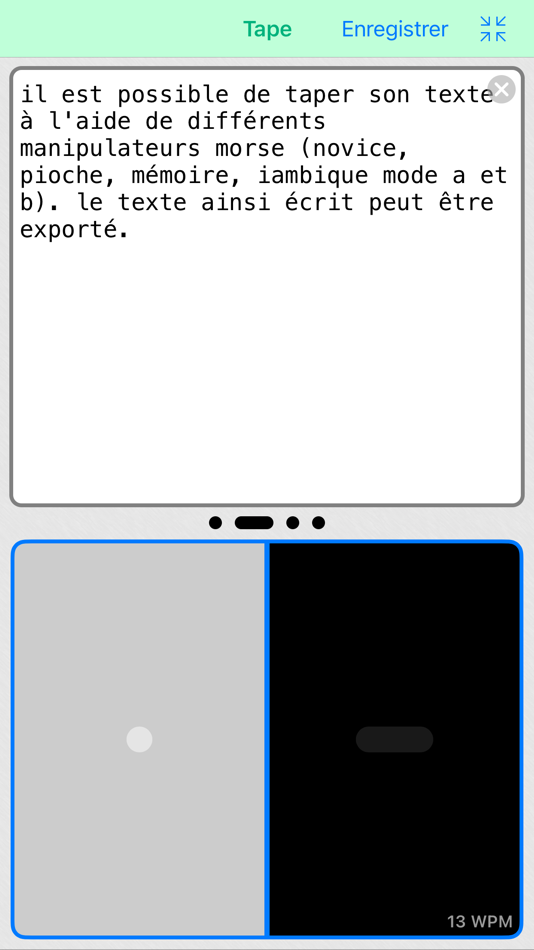 #3. Morse-It (iOS) Podle: Francis Bonnin