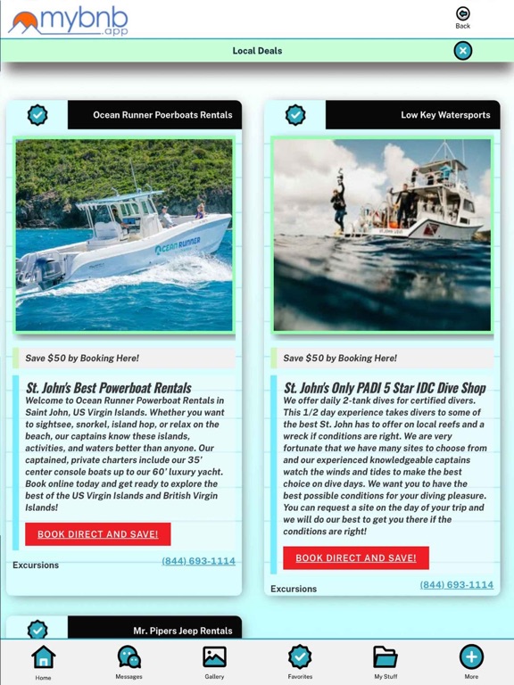 mybnb.app iPad screenshot 3 - Travel app