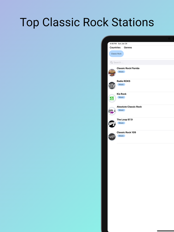 Classic Rock Radio Stations FM
