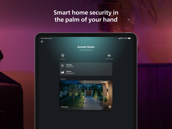 Philips Hue iPad app afbeelding 4