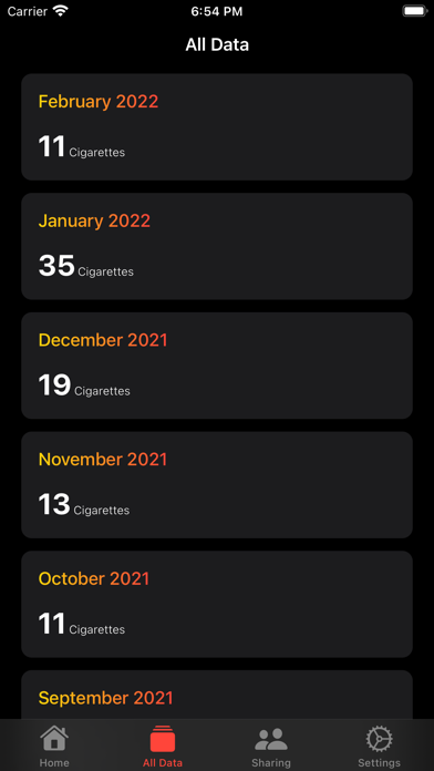 Cigarette Book Screenshot
