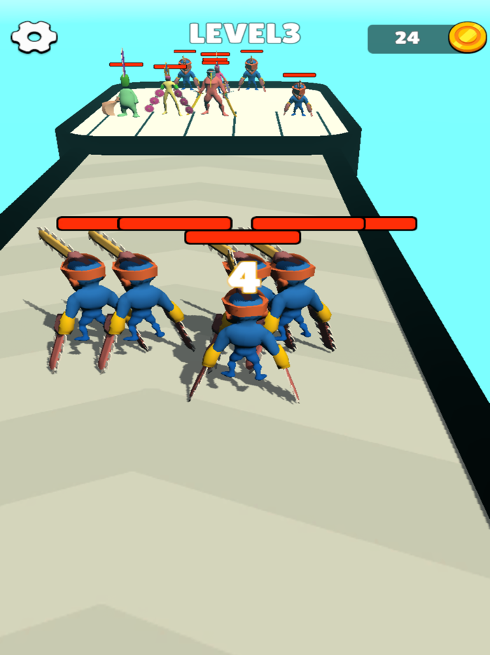 Merge Chainsaw Monsters 3D Run