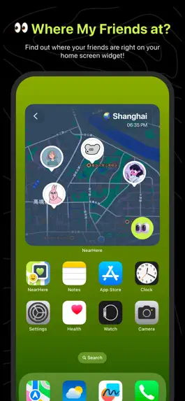 Game screenshot NearHere - BFF Map Widget apk