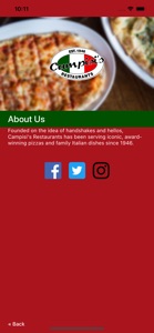 Campisi's Restaurants screenshot #3 for iPhone