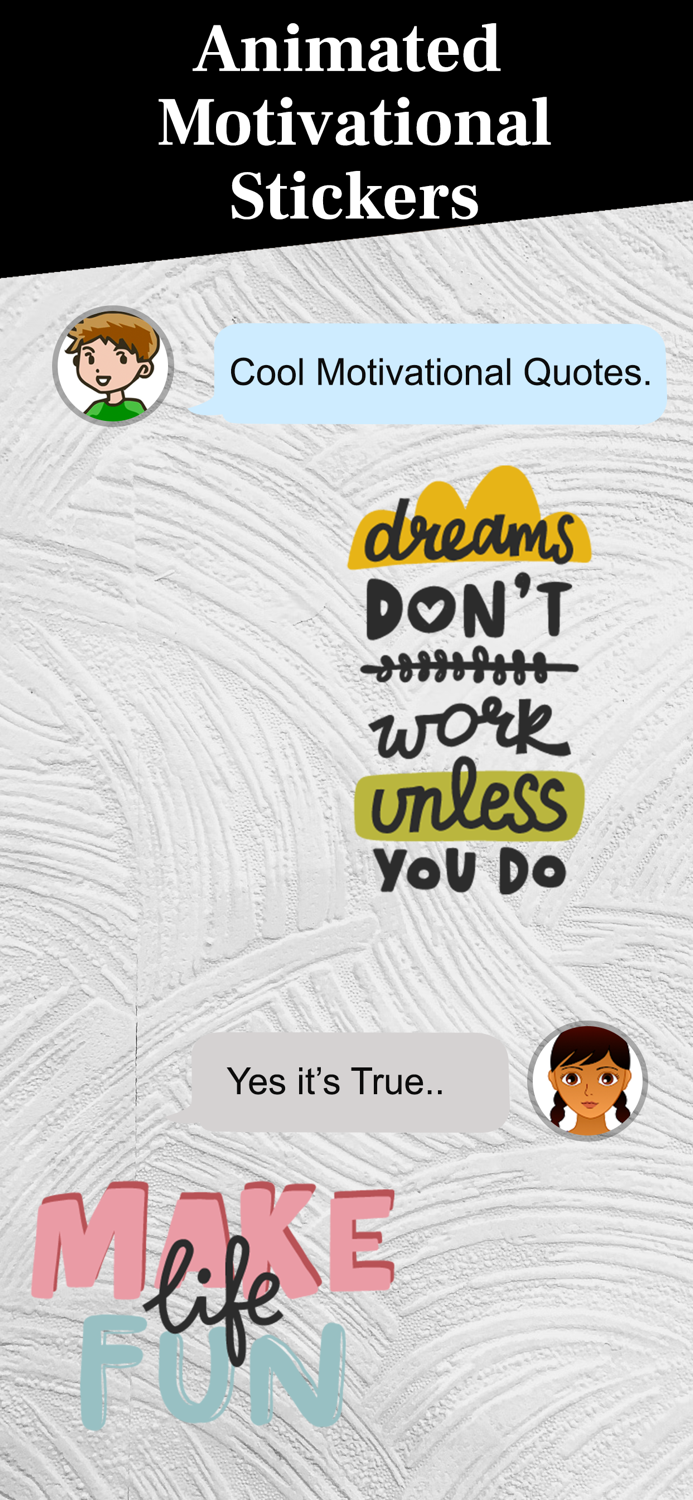 Animated MOTIVATIONAL Stickers
