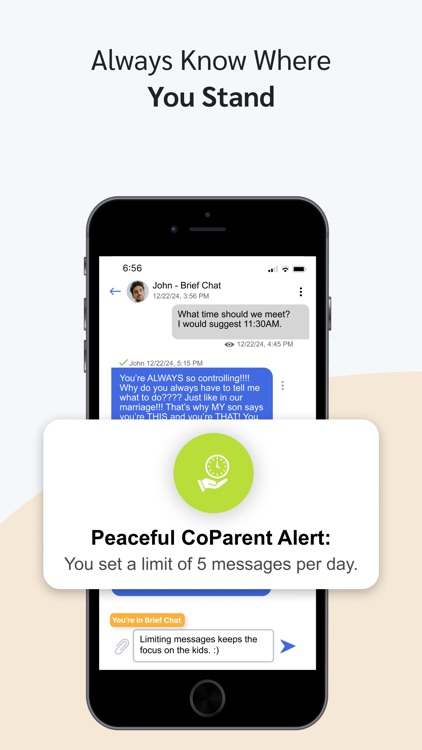Peaceful CoParenting Messenger screenshot-6