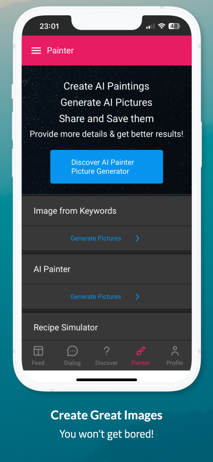 AI Chat Bot and Painter Starter