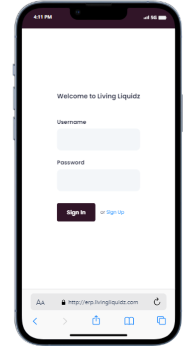 LL ERP APP Screenshot