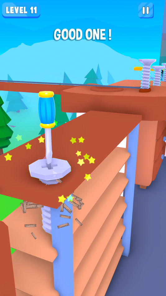 #9. Flip & Screw (iOS) Podle: Dumbbell Games Yazilim Anonim Sirketi