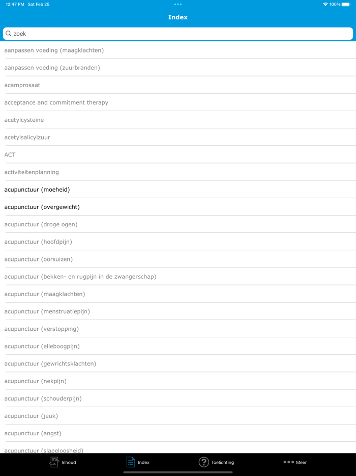 Therapie v alledaagse klachten