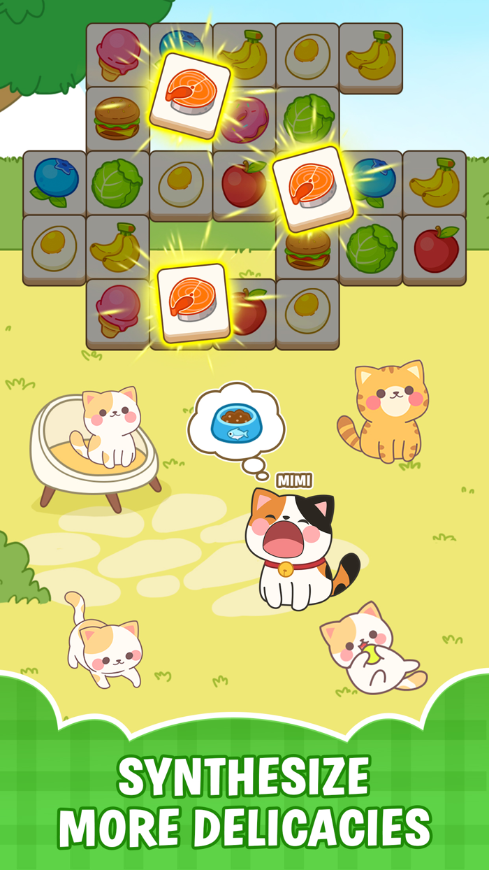 Cat Time Cute Cat 3 Tiles
