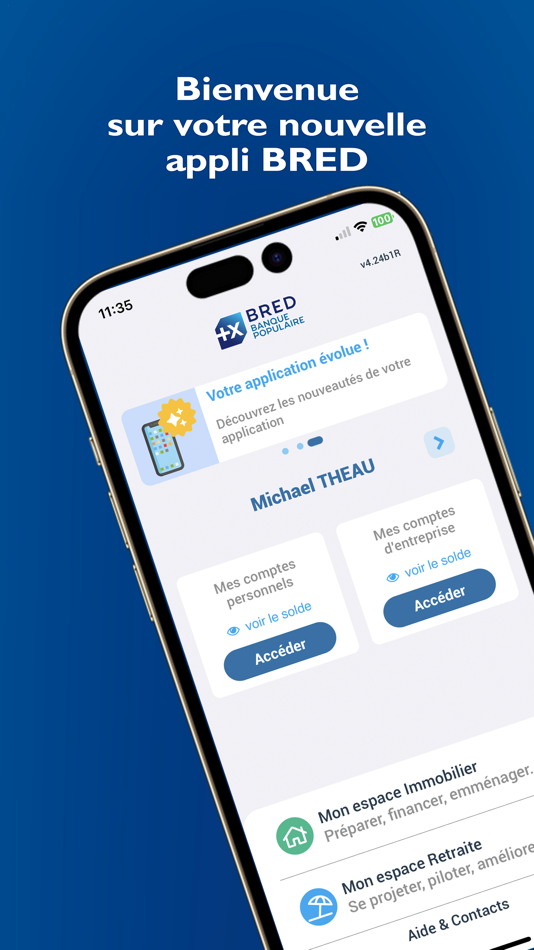 #1. BRED (iOS) 来自: Bred Banque Populaire