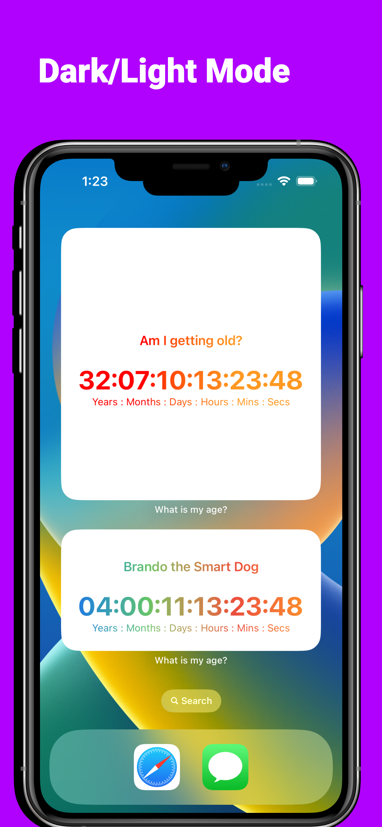 Age Countdown Widget