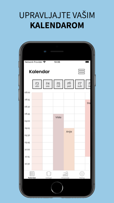 Defter - Jednostavno Zakaži app screenshot