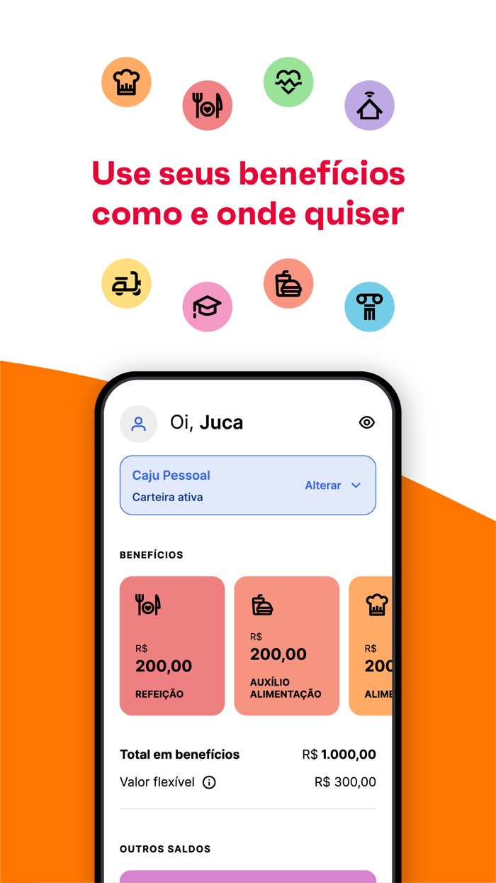 Caju - Benefícios por inteiro