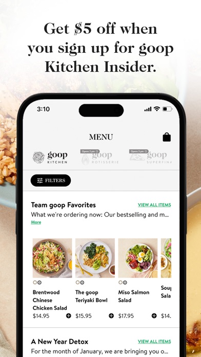 goop Kitchen Screenshot