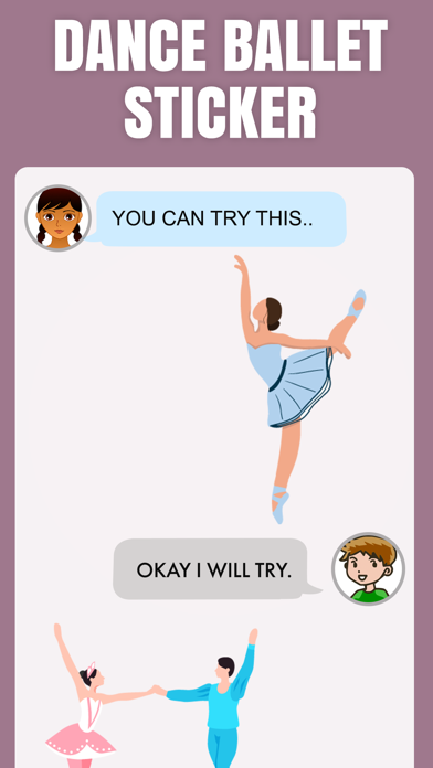 Dance Ballet Sticker Pack Screenshot