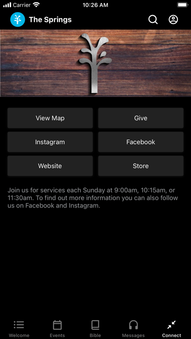 The Springs Church App Screenshot