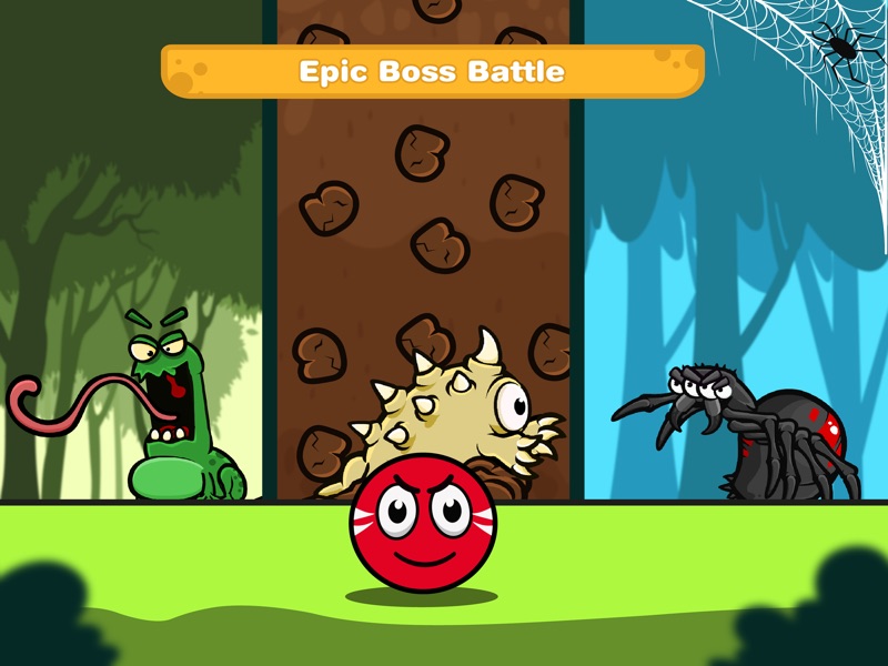 Red Hero Ball: Roller Ball 4 screenshot 10