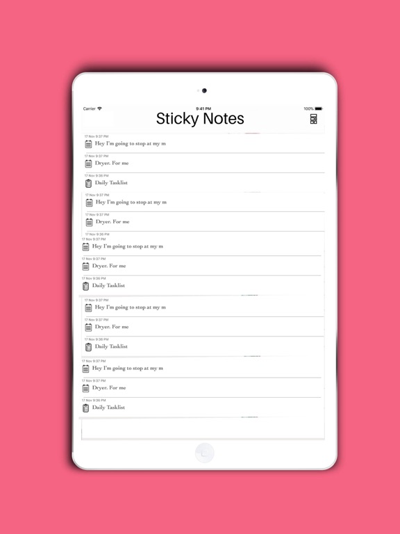Screenshot #5 pour Sticky notes + To do list