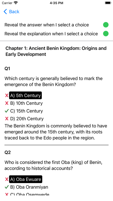 History of Benin Exam Screenshot