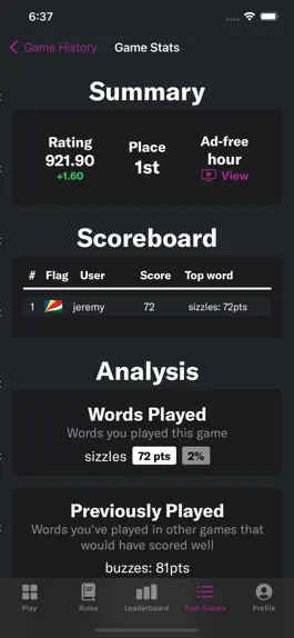 Game screenshot Word Whirl: Word Game apk