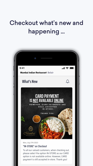 Mumbai Indian Restaurant Screenshot