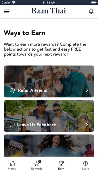 Baan Thai Rewards Screenshot