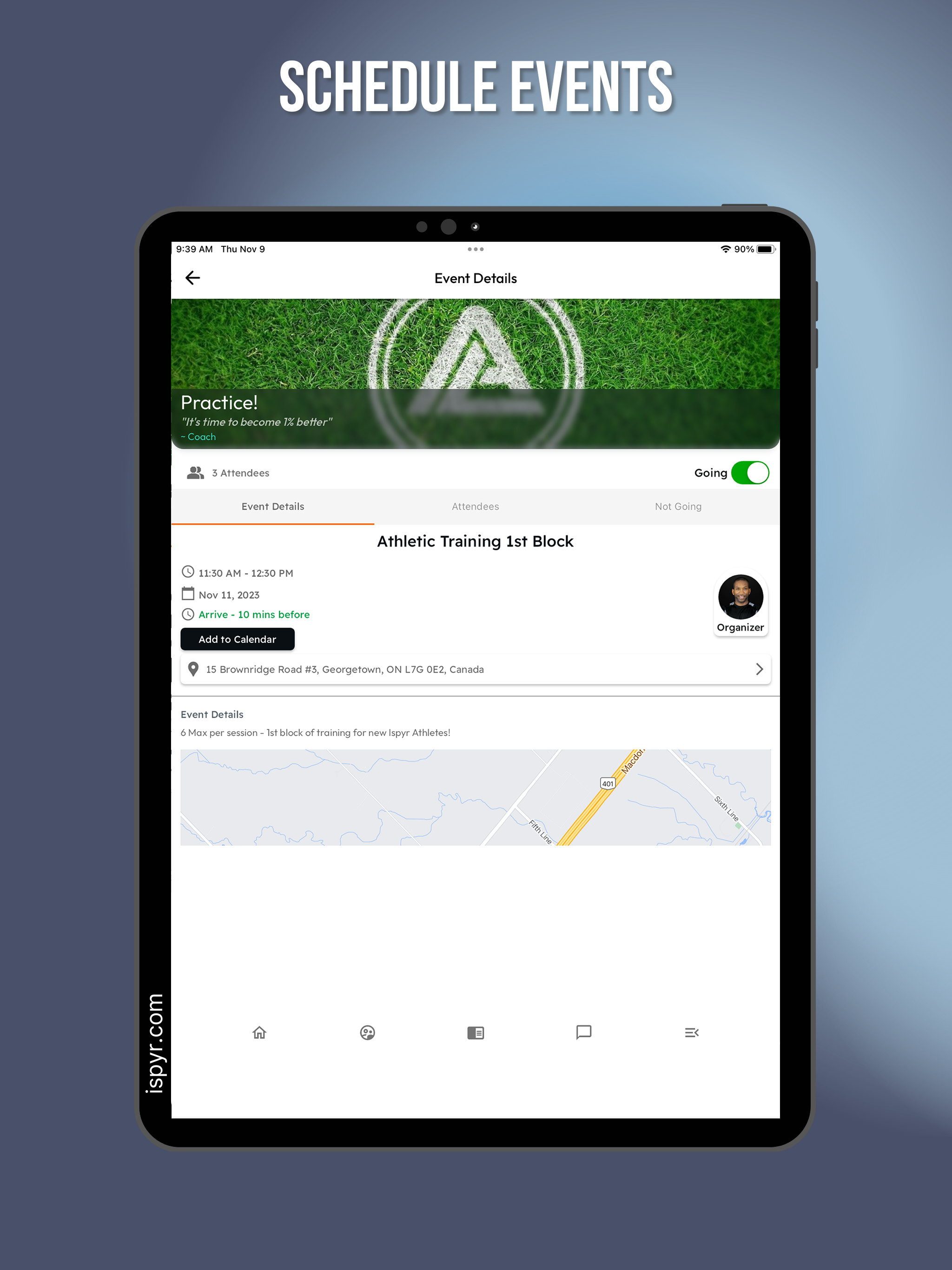 Ispyr Athletics Official App screenshot 14