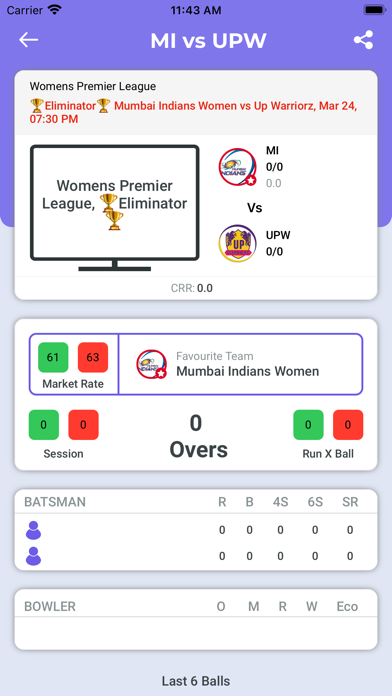 Cricline Exchange Screenshot