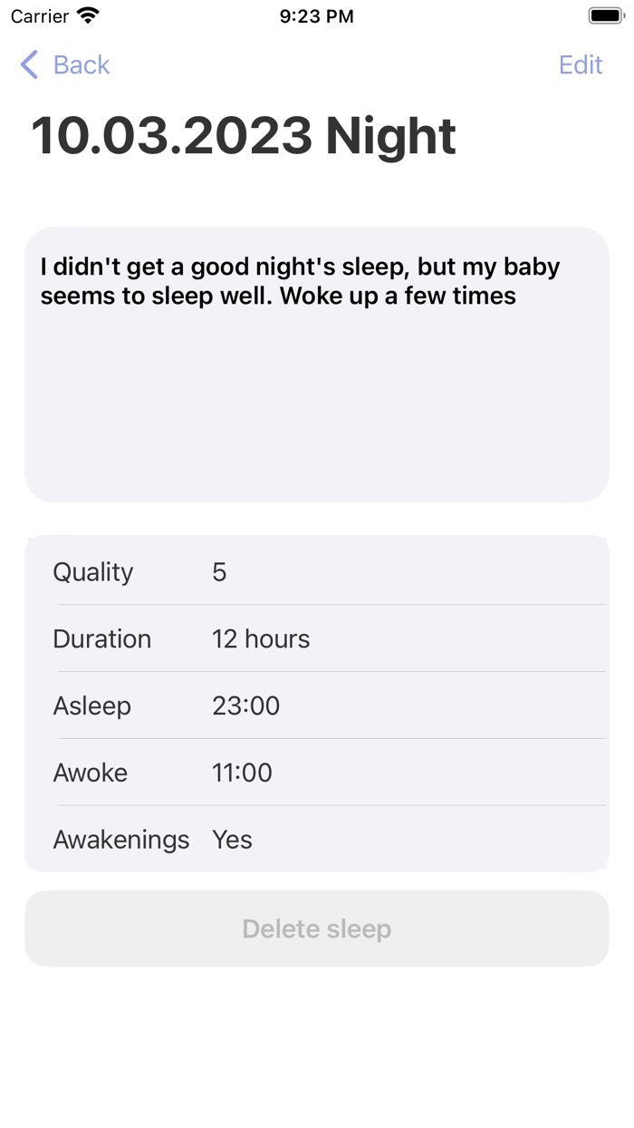 Baby Sleep – Child Sleep Track