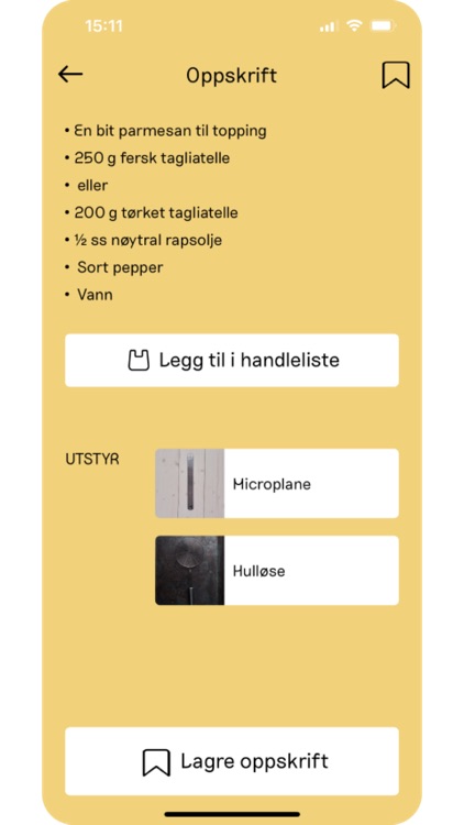 Foodsteps: Oppskrifter