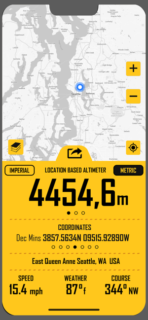 ‎Altimeter Just Altitude Screenshot