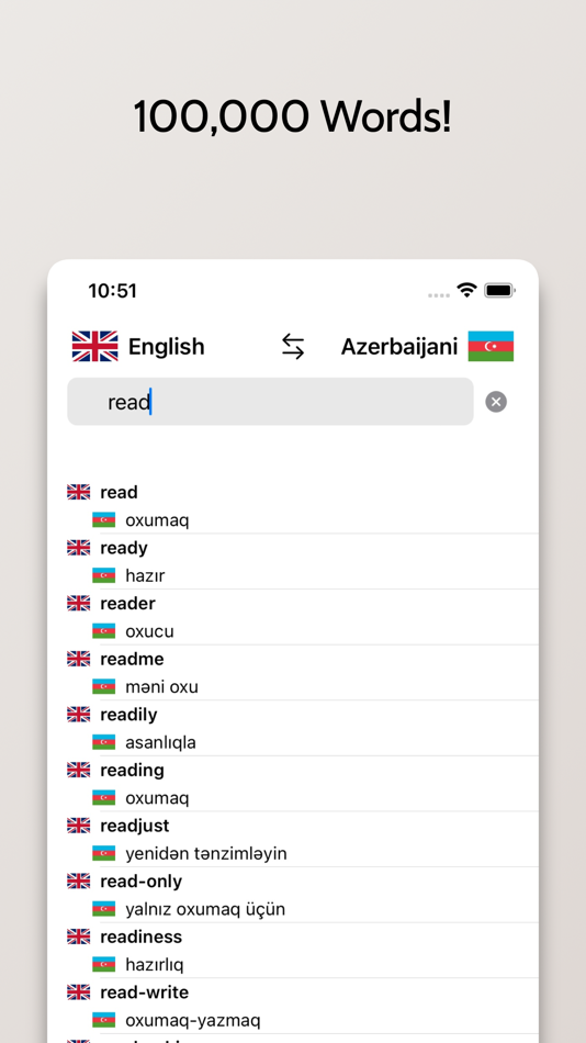 #3. Azerbaijani/English Dictionary (iOS) 由: FB PUBLISHING LLC