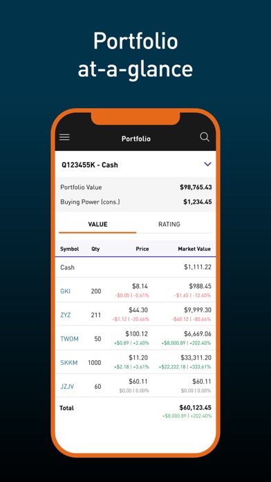Qtrade Direct Investing 1.0 Screenshot