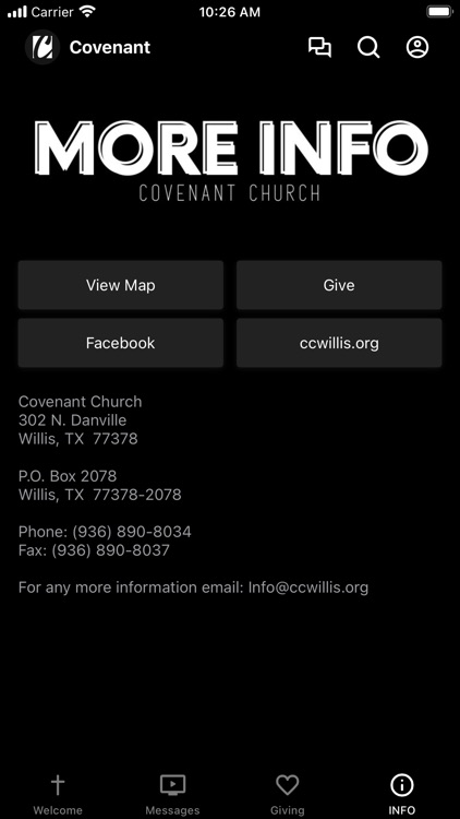 Covenant Church Willis
