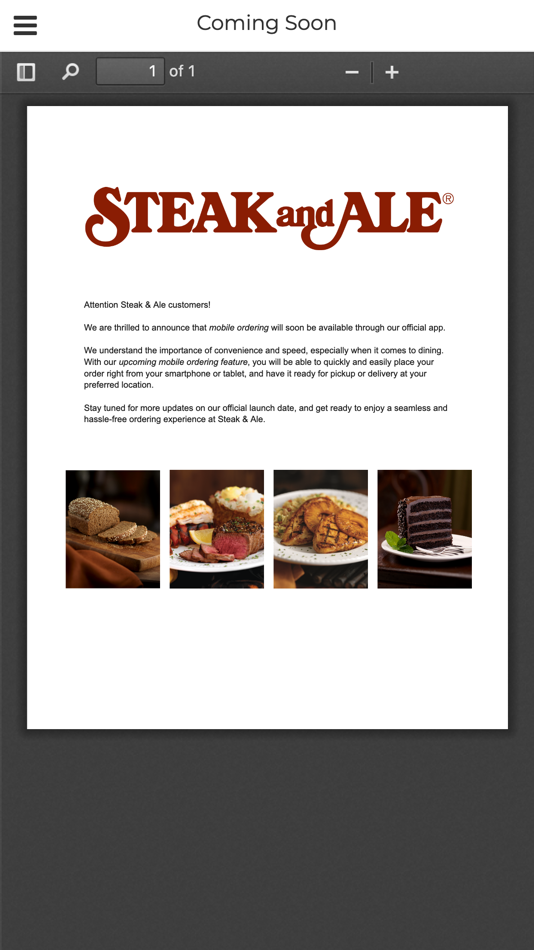 #3. Steak and Ale (iOS) بواسطة: Legendary Restaurant Brands