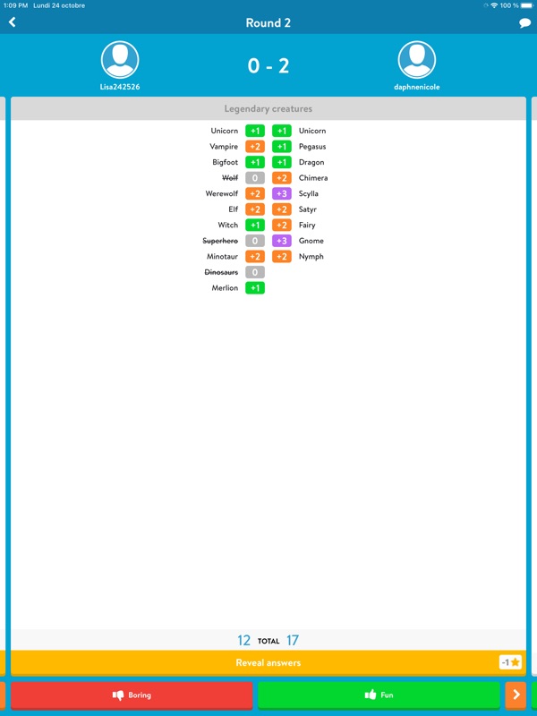 Fight List - Categories Game screenshot 7